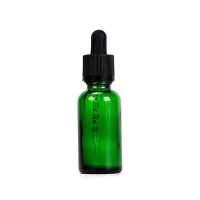 Espaço livre de vidro sem perigo para as crianças Amber Green azul da garrafa 30ml 1oz do conta-gotas
