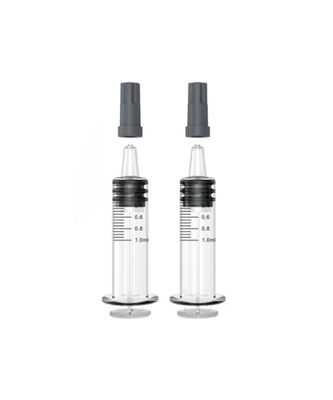 O óleo de CBD concentra a seringa de vidro do deslizamento de Luer da seringa do fechamento de Luer