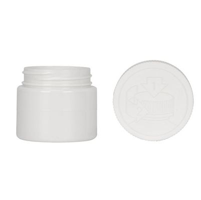 criança plástica do frasco da erva daninha do ANIMAL DE ESTIMAÇÃO 3oz branco opaco resistente