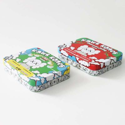 Criança retangular Tin Box resistente com Matte Finish