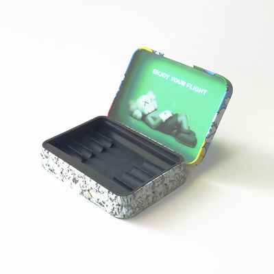 Criança retangular Tin Box resistente com Matte Finish