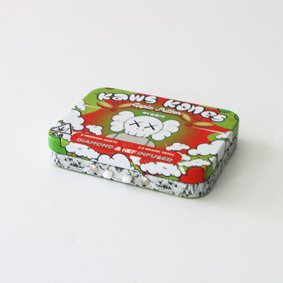 Criança retangular Tin Box resistente com Matte Finish