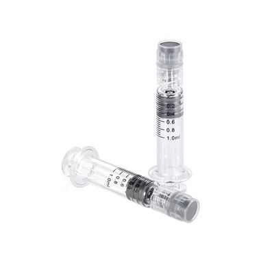 1 ml 2, 25 ml 3 ml 5 ml Seringa de Borosilicato pré- cheia Pulgão de Plástico Metal Luer Lock Seringas 5 ml Seringas de Vidro 1 ml