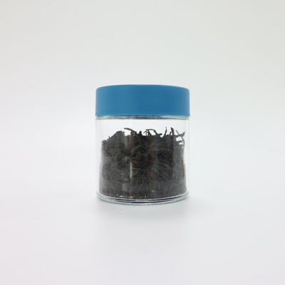 Garrafa de erva de vidro de 90 ml com tampa de parafuso à prova de crianças