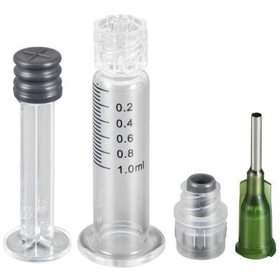 CBD Oil Glass Syringe Luer Lock THC Oil Syringe 1 ml Vazio Luer Cap Glass Syringe