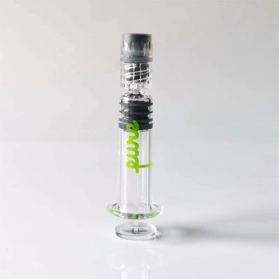 CBD Oil Glass Syringe Luer Lock THC Oil Syringe 1 ml Vazio Luer Cap Glass Syringe