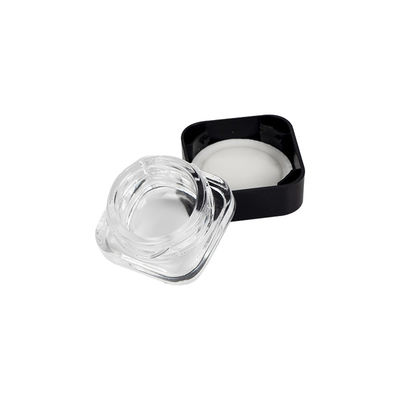 5 ml de frasco de vidro concentrado quadrado frasco cubo à prova de crianças