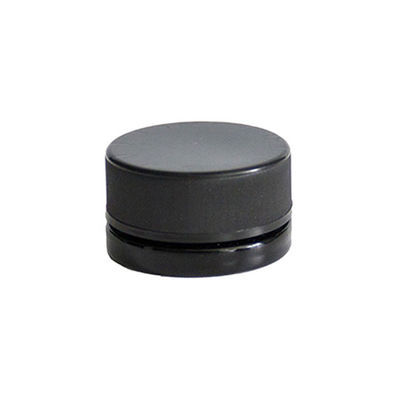 9 ml de frascos de vidro concentrado à prova de crianças parede espessa frasco pequeno preto com tampa preta
