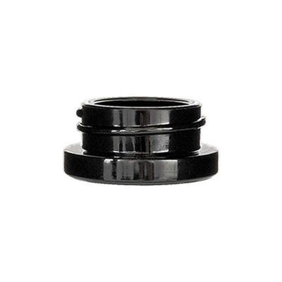 9 ml de frascos de vidro concentrado à prova de crianças parede espessa frasco pequeno preto com tampa preta