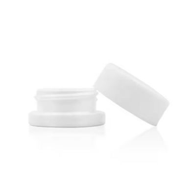 Frasco de vidro concentrado de qualidade superior de 9 ml, branco, à prova de crianças