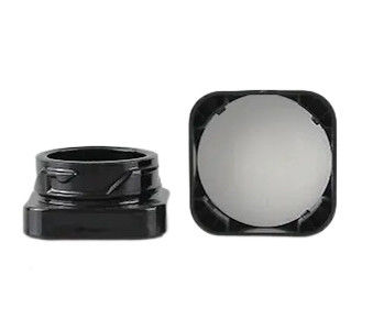 recipiente de concentrado preto de 5 ml frasco de vidro concentrado à prova de crianças