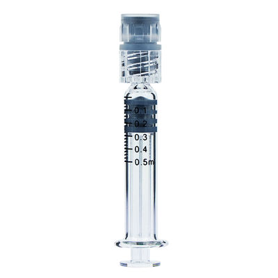 0.5 ml Luer Slip Luer Lock Borosilicato Seringas de Vidro para Óleo de CBD
