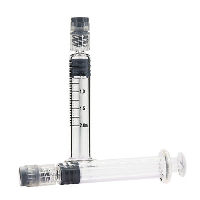 2 ml Luer Lock Borosilicato pré- enchidos Seringas de vidro para óleo essencial