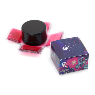 Embalagem de vidro para concentrado de óleo de resina viva hash dab pequeno de 3ml 5ml 7ml 9ml com gelo, gelo, embalagem fria, caixas de papel