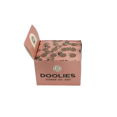 Loja de retalho sob medida Countertop Tabletop Cartão Display Box Stand Tray para tubos