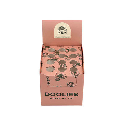 Loja de retalho sob medida Countertop Tabletop Cartão Display Box Stand Tray para tubos