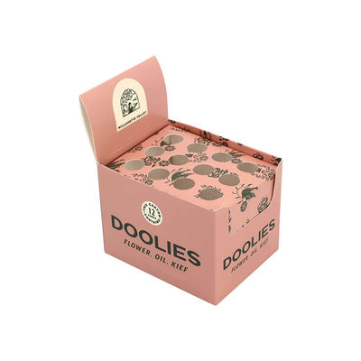 Displays personalizados de cartão para tubos de pop-up