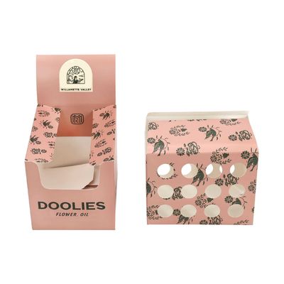 Loja de retalho sob medida Countertop Tabletop Cartão Display Box Stand Tray para tubos