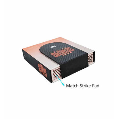 Caixa de papel pré-rolo magnética resistente a crianças com compartimento de fósforo para cones pré-rollados Cor e tamanho personalizáveis