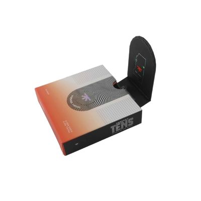 Caixas de papel de gaveta magnética de rolos pré-roláveis com tampa, resistentes a crianças